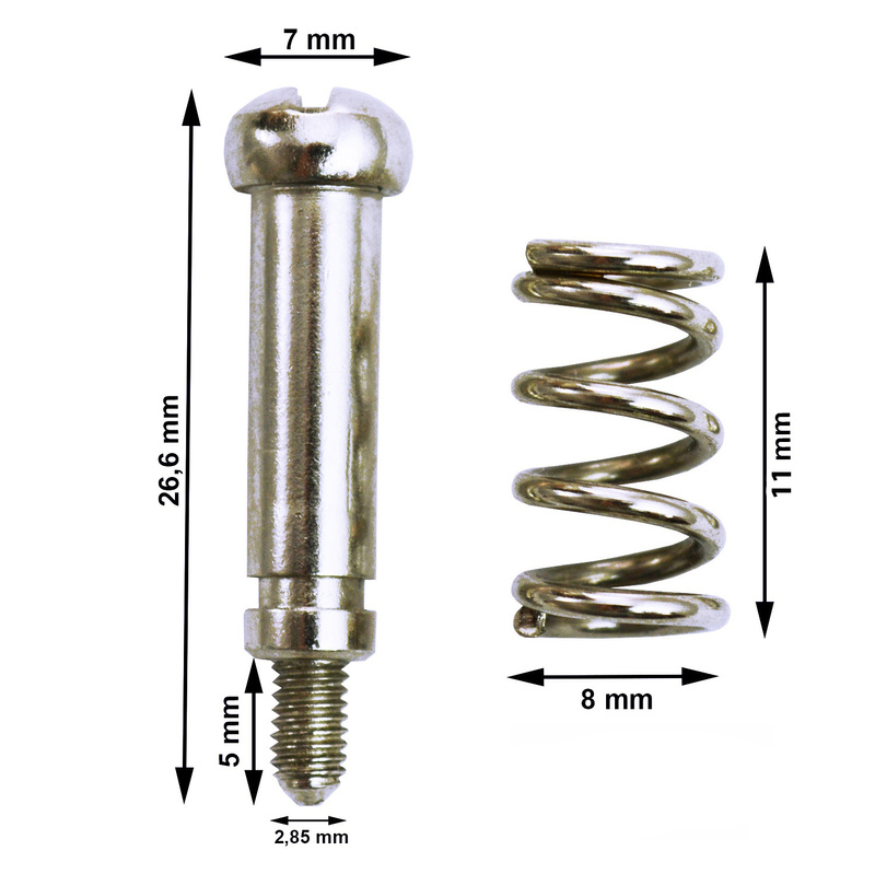 Federschraube AABCOOLING BP775 SCREW – Abmessungen