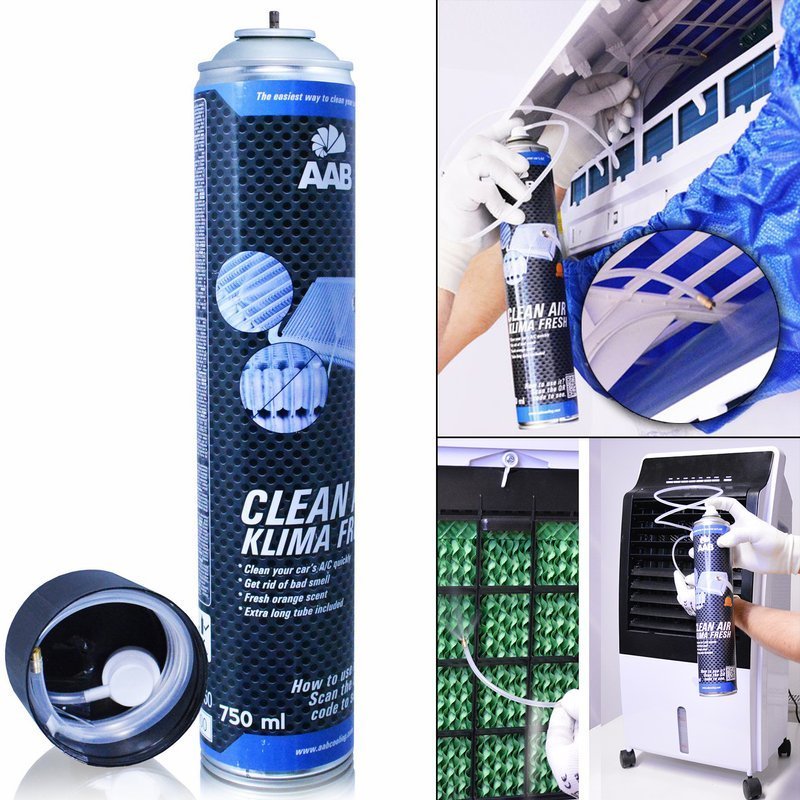 AAB CLEAN AIR KLIMA FRESH PENETRATING FOAM 400 ml, Chemistry Products \  Automotive Chemicals \ Air Conditioning Cleaning