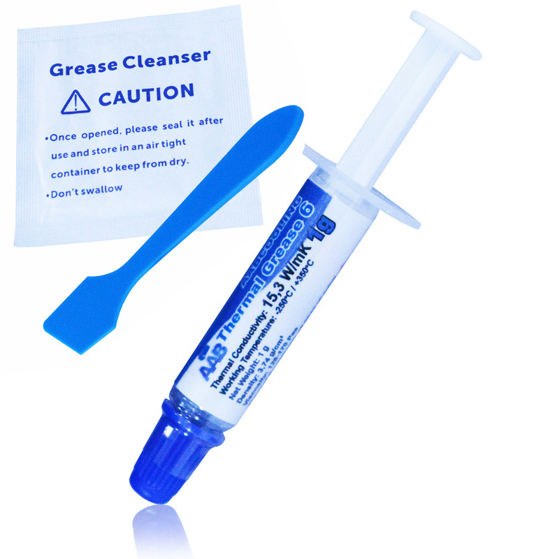 Pastă termoconductoare AABCOOLING Thermal Grease 6 cu spatulă și șervețel cu alcool izopropilic